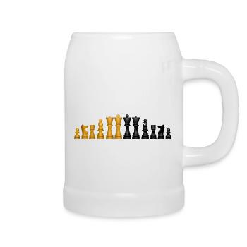 Chess pieces - Beer Mug - white - Right