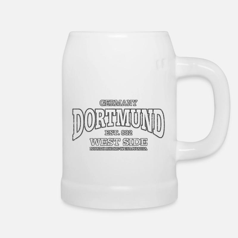 Dortmund (à l'ancienne blanc) - Chope en céramique - blanc