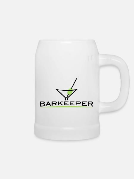 Barkeeper (h, 2c) - Bierkrug - Weiß