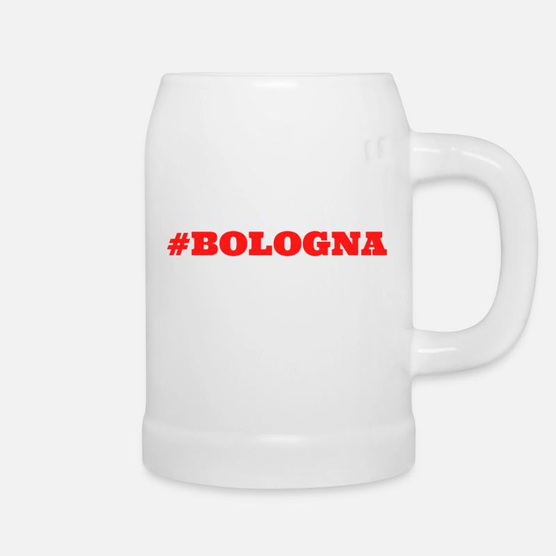 #Bologna Italy - Beer Mug - white