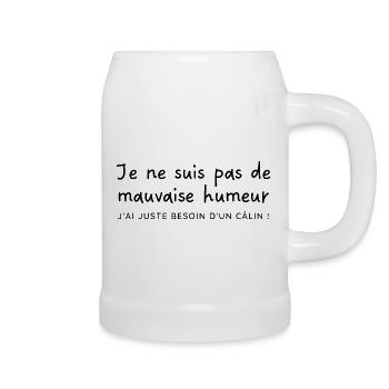 J'ai juste besoin d'un câlin | Idée cadeau - Chope en céramique - blanc - Droite