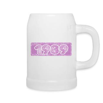 Born in 1989 - Beer Mug - white - Right
