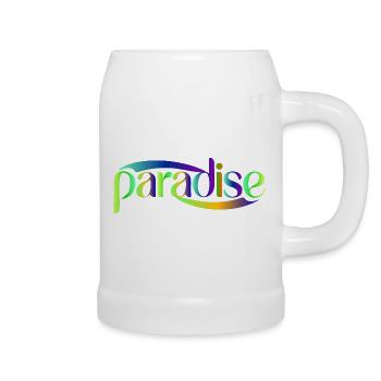 Conception du scénario Paradise Rainbow - Chope en céramique - blanc - Droite