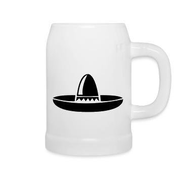 mexico_hut - Bierkrug - Weiß - Rechts