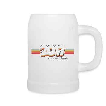 2017 the birth of legends - Beer Mug - white - Right