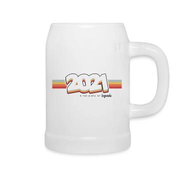 2021 Die Geburt der Legenden - Bierkrug - Weiß - Rechts