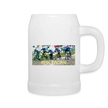 bmx - Chope en céramique - blanc - Droite