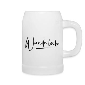 Wunderloch - Bierkrug - Weiß - Rechts