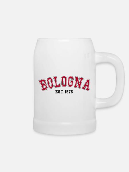 Bologna gegründet 1976 - Bierkrug - Weiß