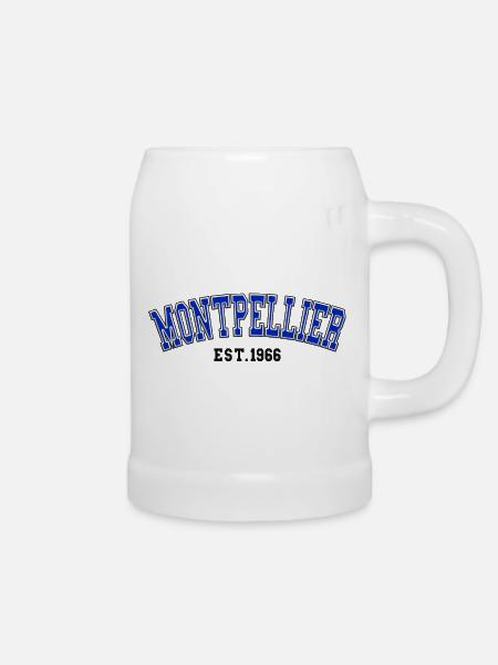 Montpellier gegründet 1966 - Bierkrug - Weiß