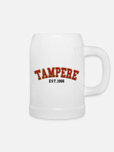 Tampere gegründet 1966 - Bierkrug - Weiß
