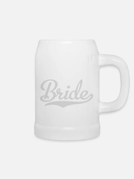 Bride - Bierkrug - Weiß