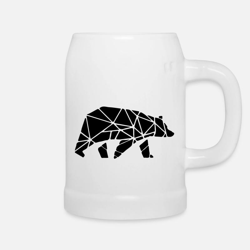 Bear - Bierkrug - Weiß