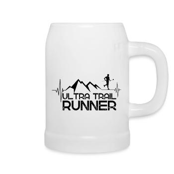 Ultra Trail Runner - Beer Mug - white - Right