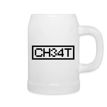 LEET CHEAT - Beer Mug - white - Right