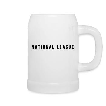 Ligue nationale - Chope en céramique - blanc - Droite