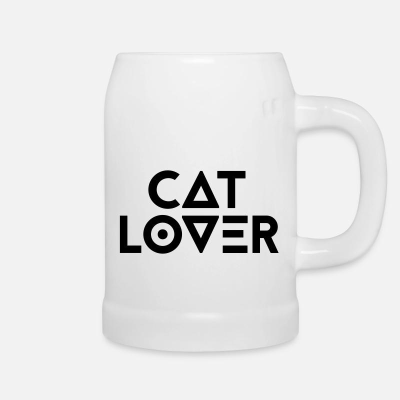CATLOVER - Bierkrug - Weiß
