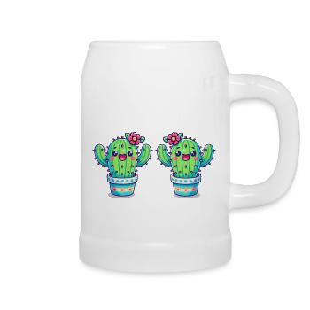 Cactus 2 - Beer Mug - white - Right