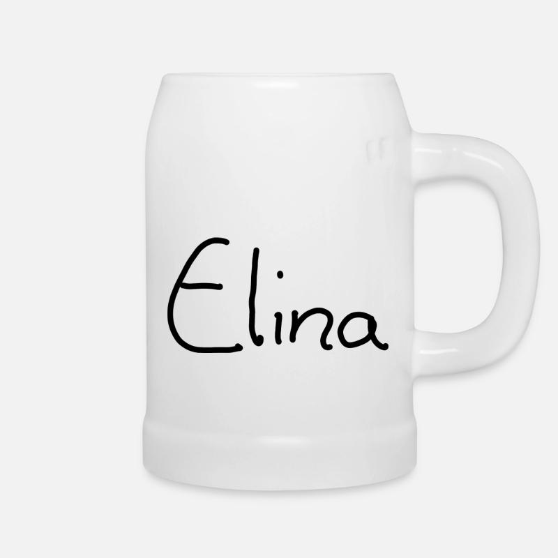 Elina - Bierkrug - Weiß