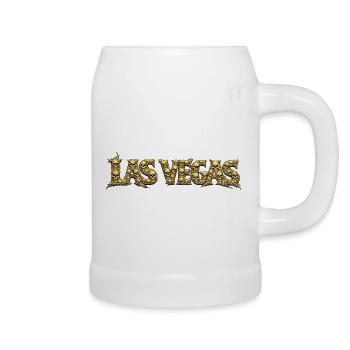 LAS VEGAS | Fontaine du Crâne d’Or - Chope en céramique - blanc - Droite
