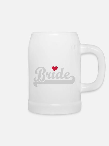 Bride - Bierkrug - Weiß
