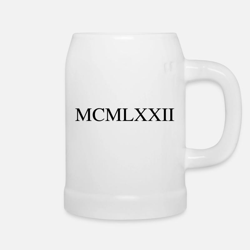 1972 - Beer Mug - white