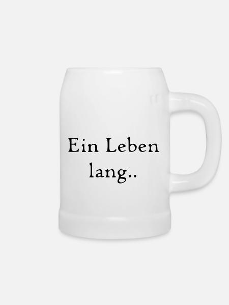 Geschenke für Paare - Bierkrug - Weiß