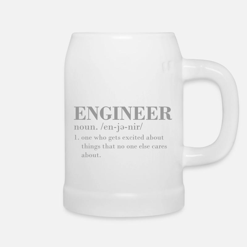 ENGINEER DEFINITION - Beer Mug - white