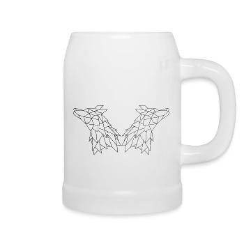 Wolf brothers - Beer Mug - white - Right