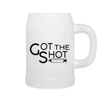 #Vaccinated - Beer Mug - white - Right
