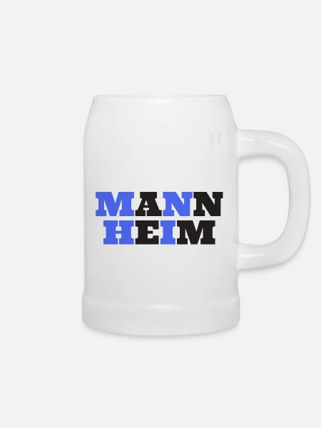 Mannheim - Bierkrug - Weiß
