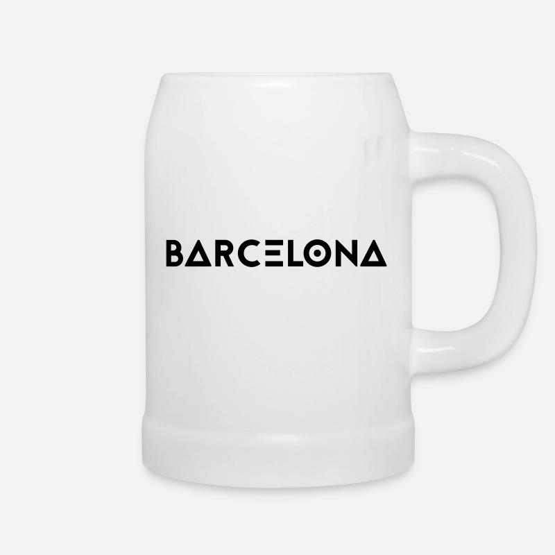 BARCELONA - Beer Mug - white