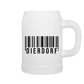 Dierdorf Westerwald - Bierkrug - Weiß - Rechts
