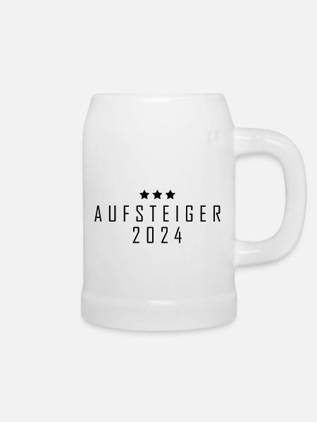 Aufsteiger 2024 Aufstiegstrikot 24 - Bierkrug - Weiß