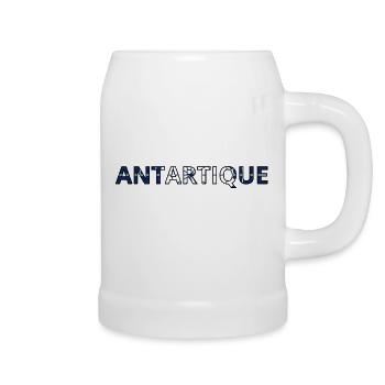 Antarctic Flag - Beer Mug - white - Right