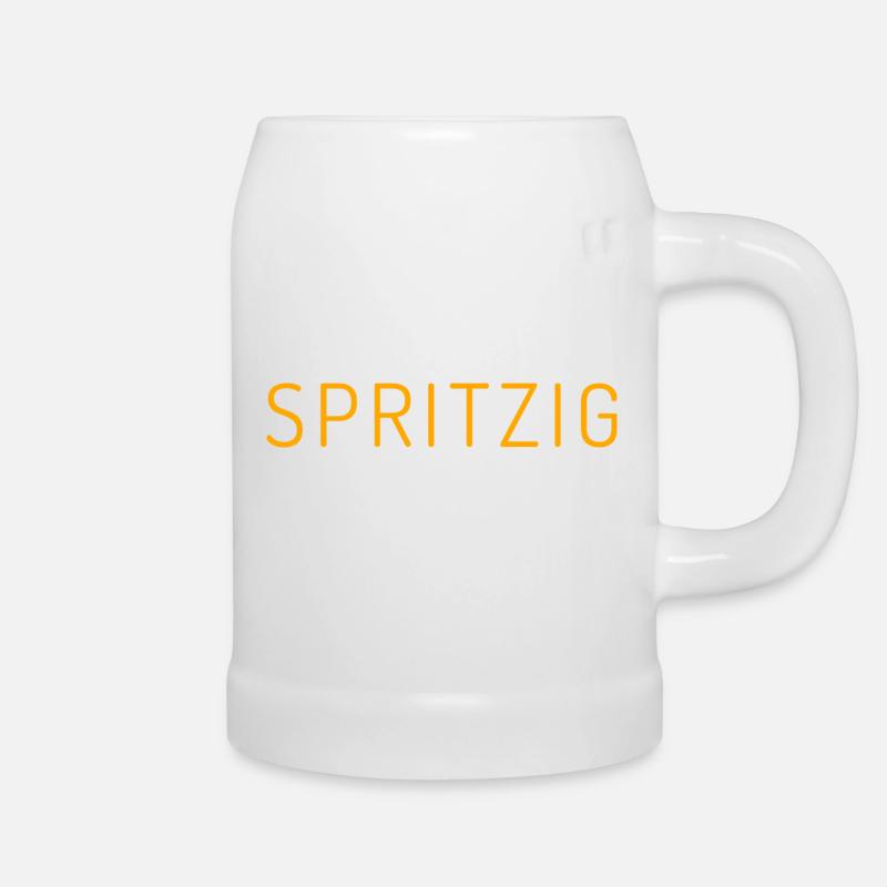 Spritzig Aperölchen - Bierkrug - Weiß