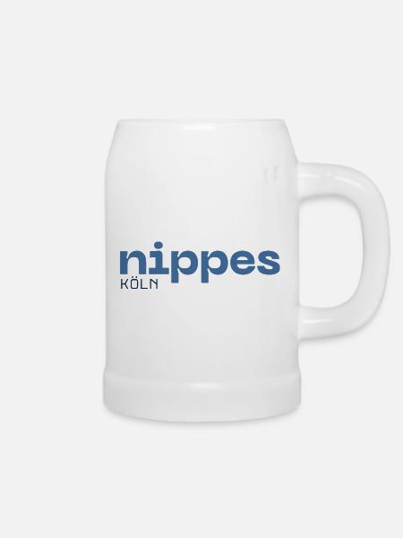 Nippes Köln Stadtteil - Bierkrug - Weiß