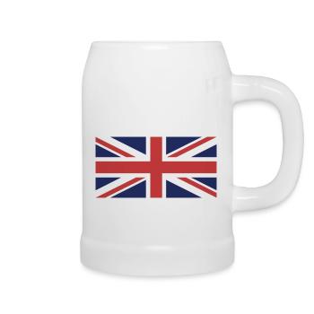 United Kingdom - Union Jack - Flag - Beer Mug - white - Right