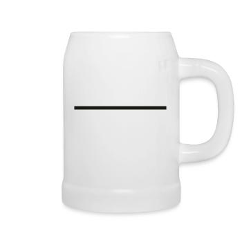 Niveaux - Chope en céramique - blanc - Droite