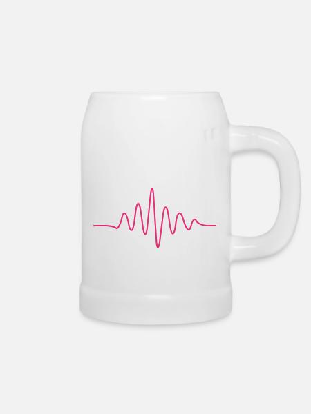 pulse - Bierkrug - Weiß