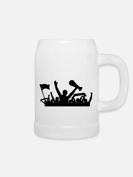 Fans Fussball Weltmeister - Bierkrug - Weiß