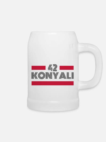 Konya 42 Türkei Turkiye Geschenk Urlaub TR Türk - Bierkrug - Weiß