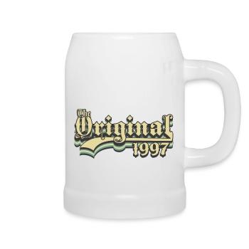 Born in 1997 the original - Beer Mug - white - Right