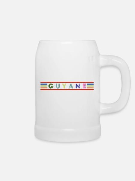 Guyana - Bierkrug - Weiß