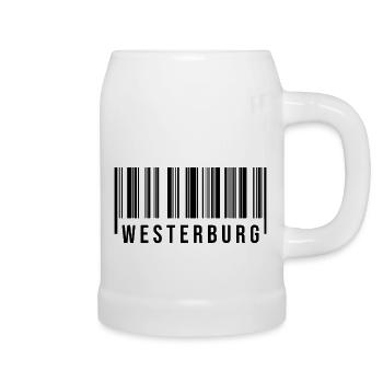 Westerburg Westerwald - Bierkrug - Weiß - Rechts