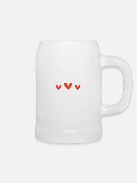Opa der Liebe - Bierkrug - Weiß