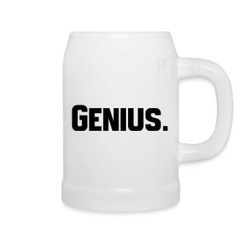 Genius - Beer Mug - white - Right