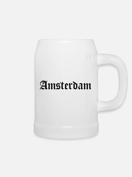 Amsterdam - Bierkrug - Weiß