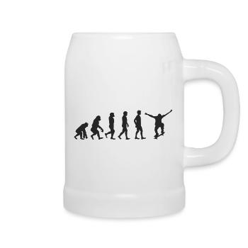 Evolution Skater - Bierkrug - Weiß - Rechts