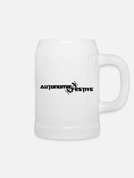 festlichen Autonomie - Bierkrug - Weiß